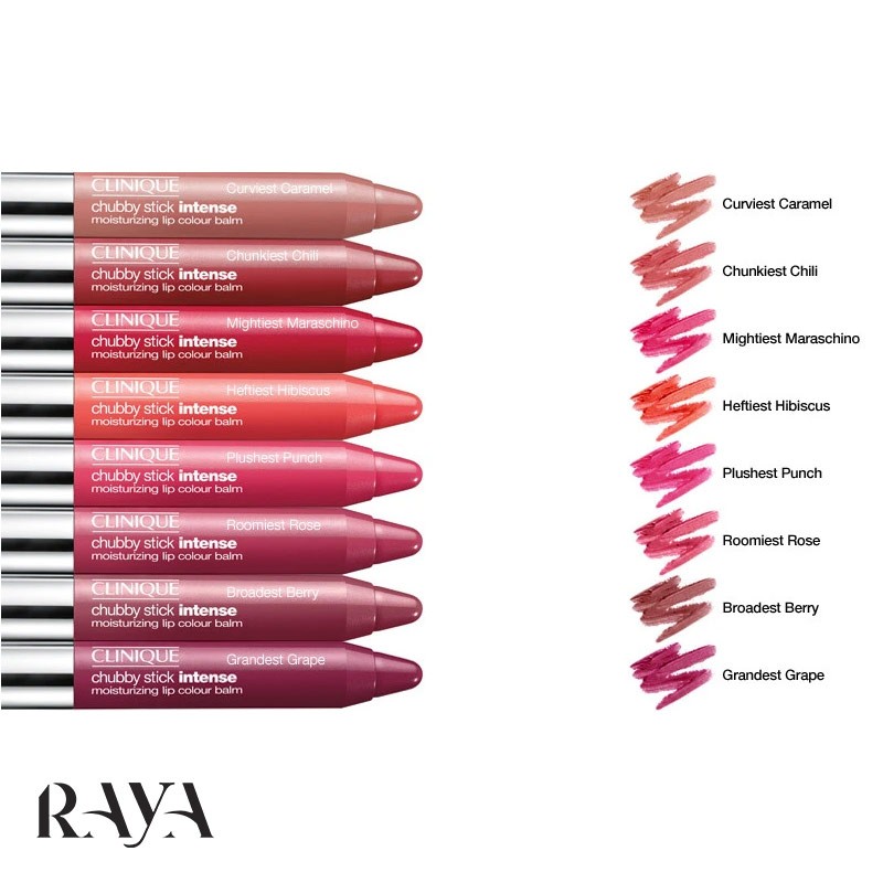 بالم لب رنگی و آبرسان چابی استیک اینتنس کلینیک وزن 3 گرم Clinique Chubby Stick Intense Moisturizing Lip Color Balm
